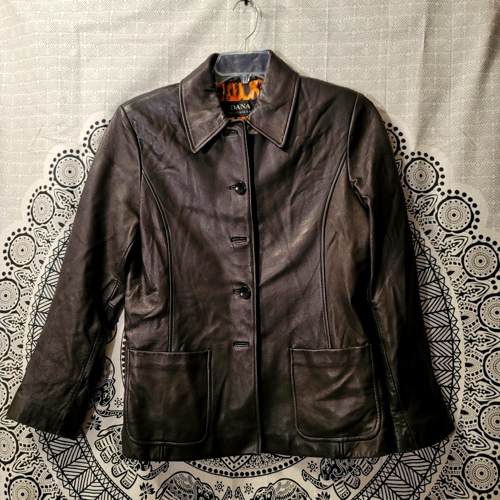 Dana Buchman leather jacket